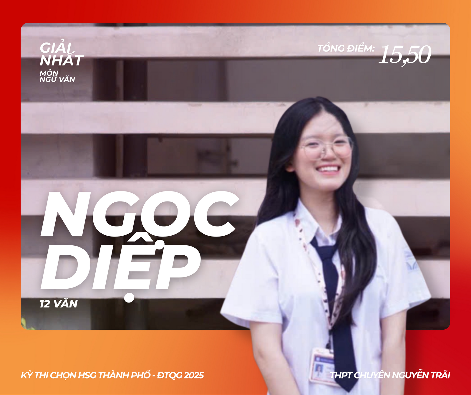 Tuyên dương 16 học sinh của trường THPT Chuyên Nguyễn Trãi giành giải nhất trong cuộc thi chọn học sinh giỏi thành phố Hải Phòng bảng A năm học 2025-2026